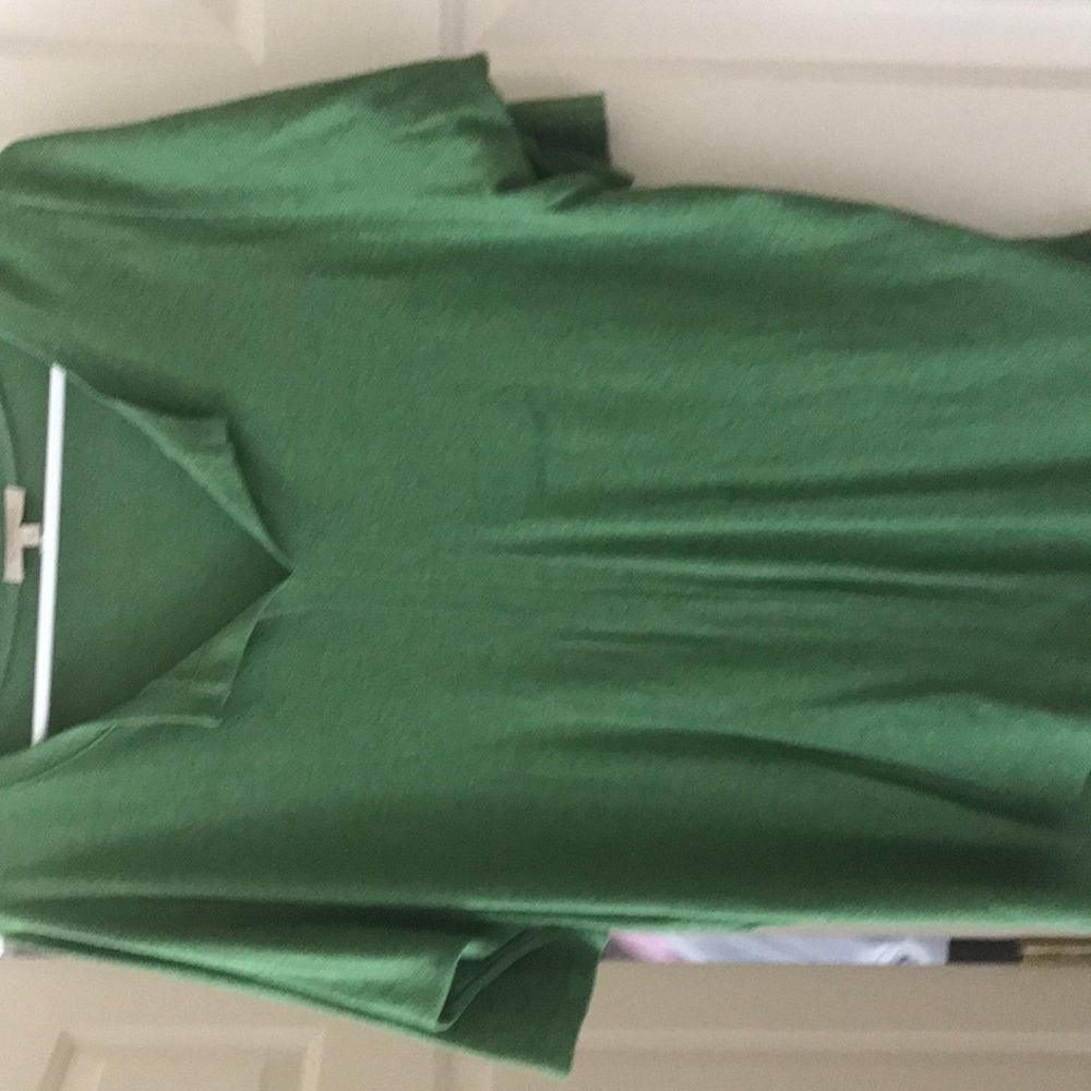 Anthropology Bordeaux Brand Split Neck Top